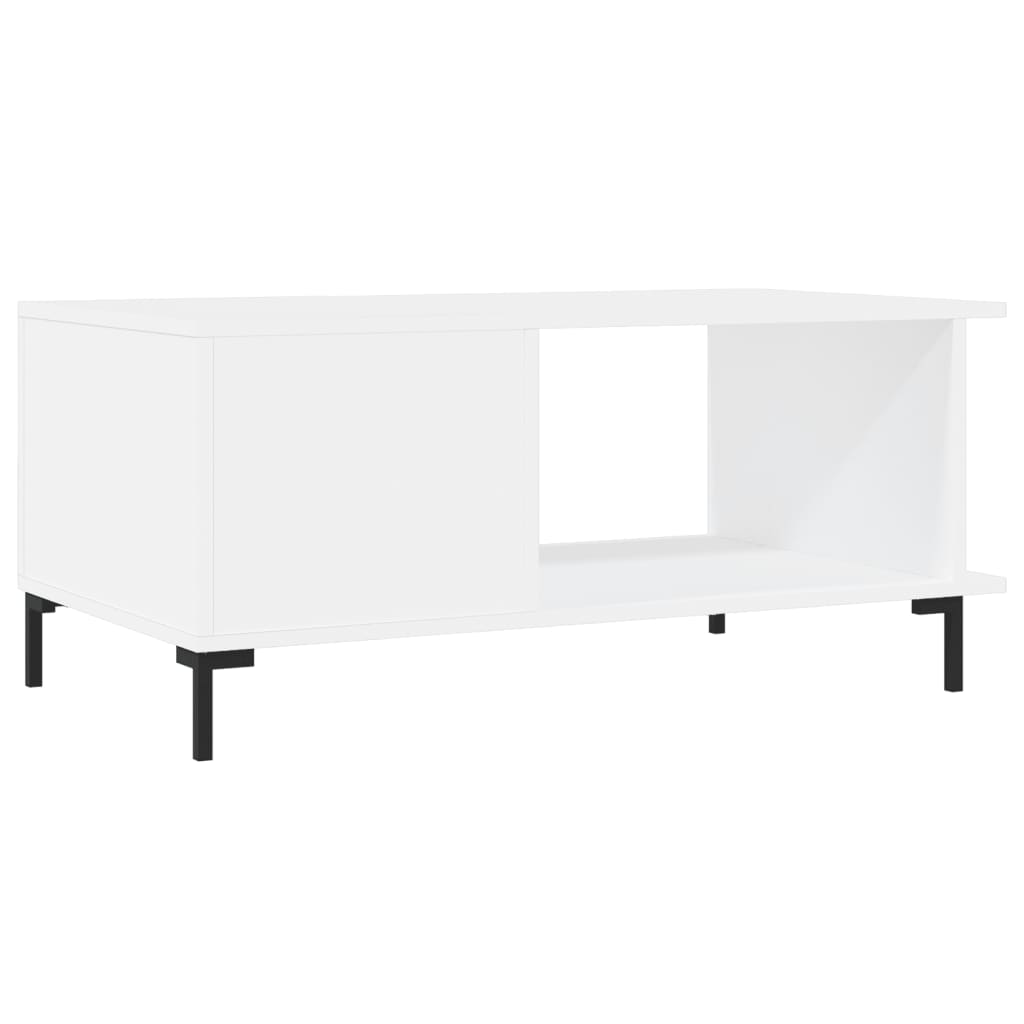 Coffee Table White 90x50x40 cm Wood Material