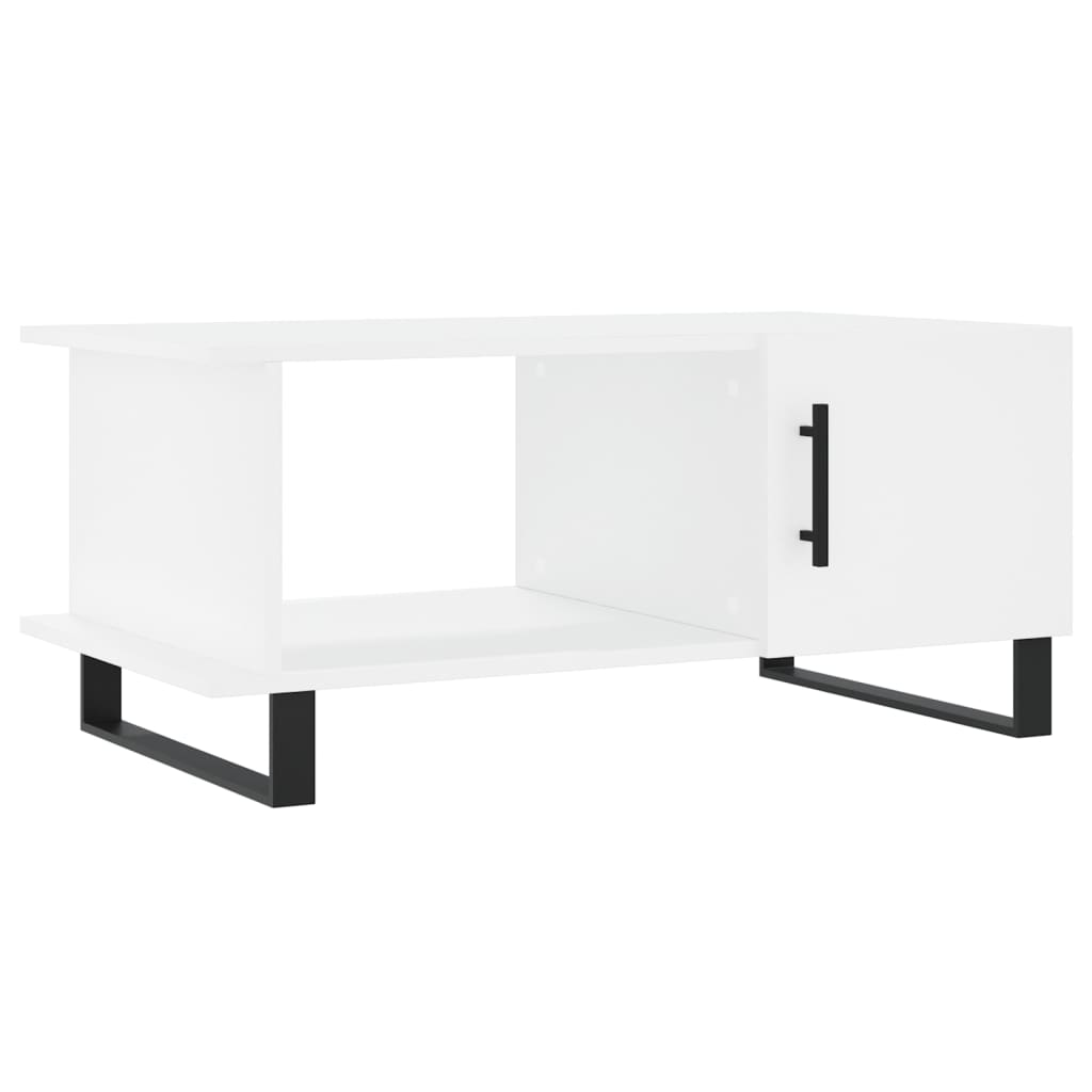 Coffee Table White 90x50x40 cm Wood Material