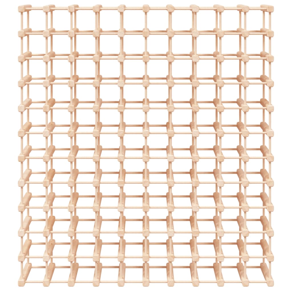 Wine rack for 120 bottles 112.5x23x123.5 cm solid pine wood