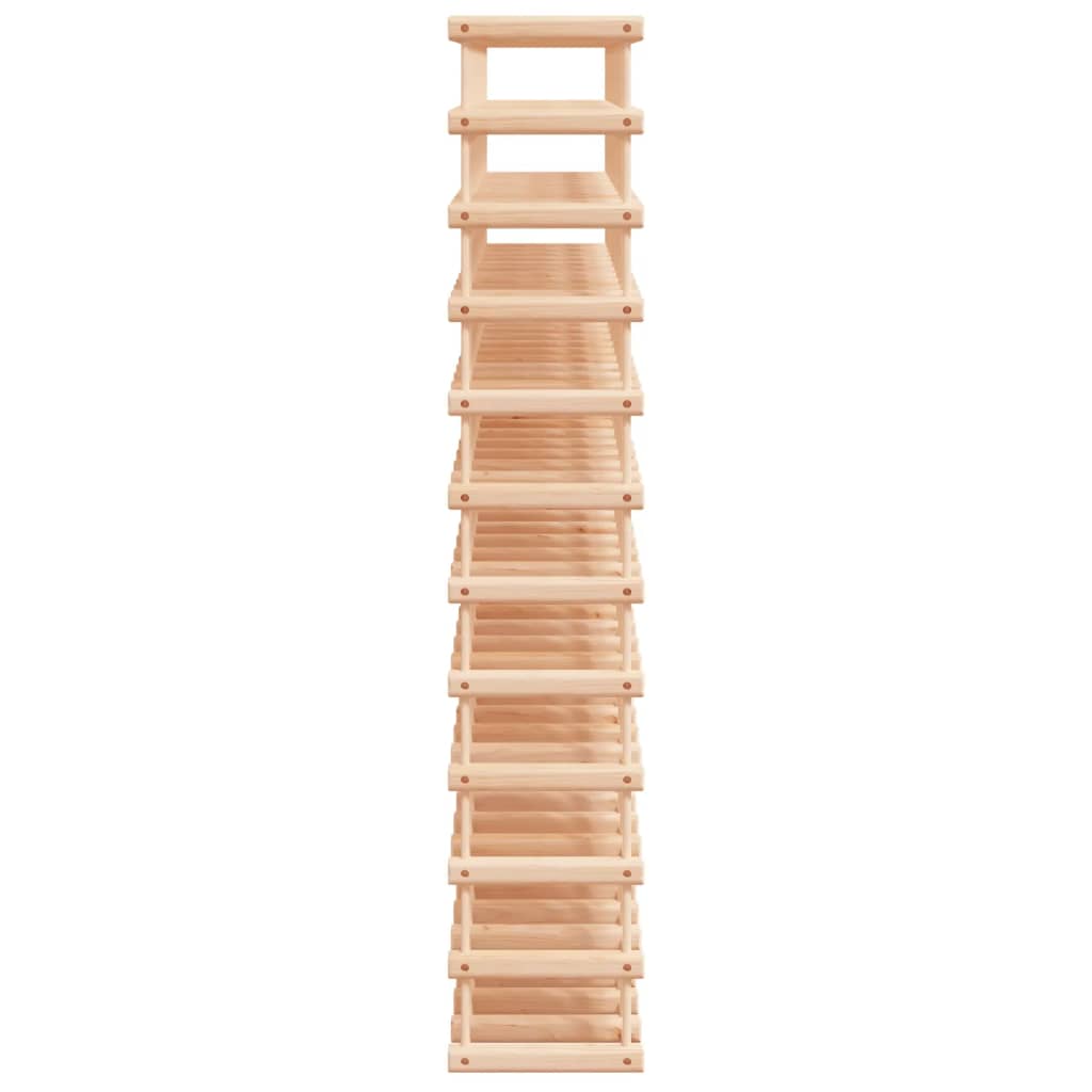 Wine rack for 120 bottles 112.5x23x123.5 cm solid pine wood