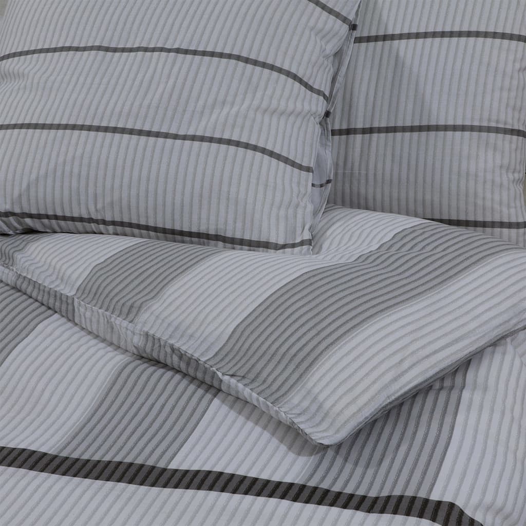 Bedding set grey 140x200 cm cotton