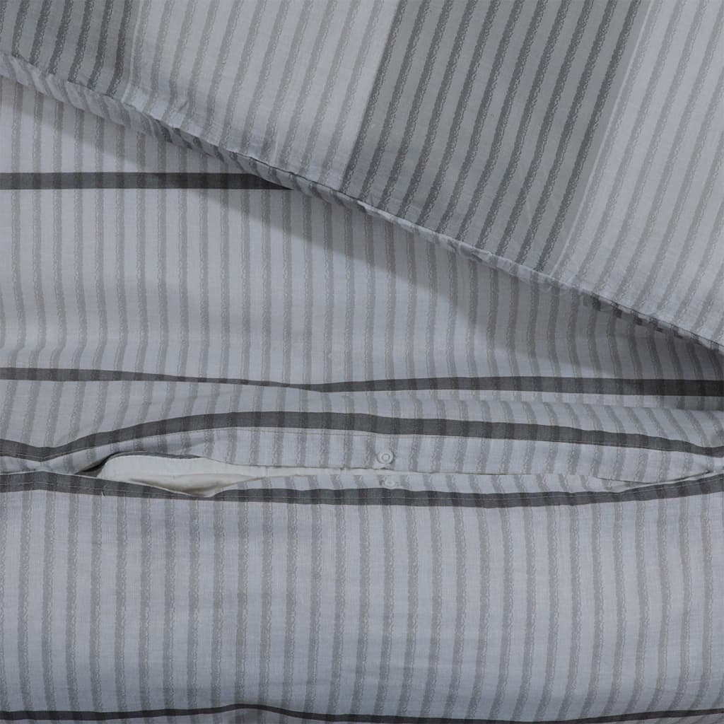 Bedding set grey 200x200 cm cotton