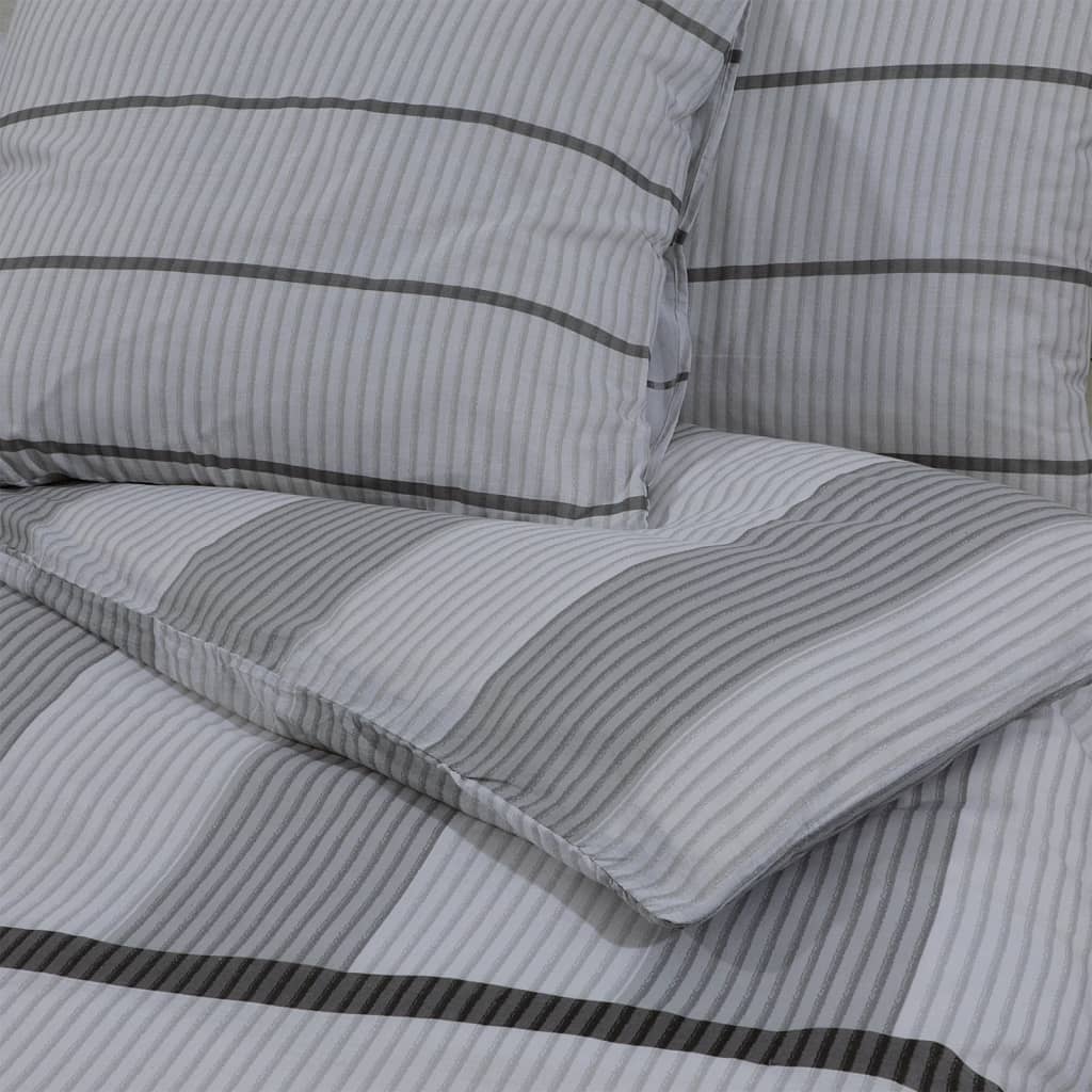 Bedding set grey 200x200 cm cotton
