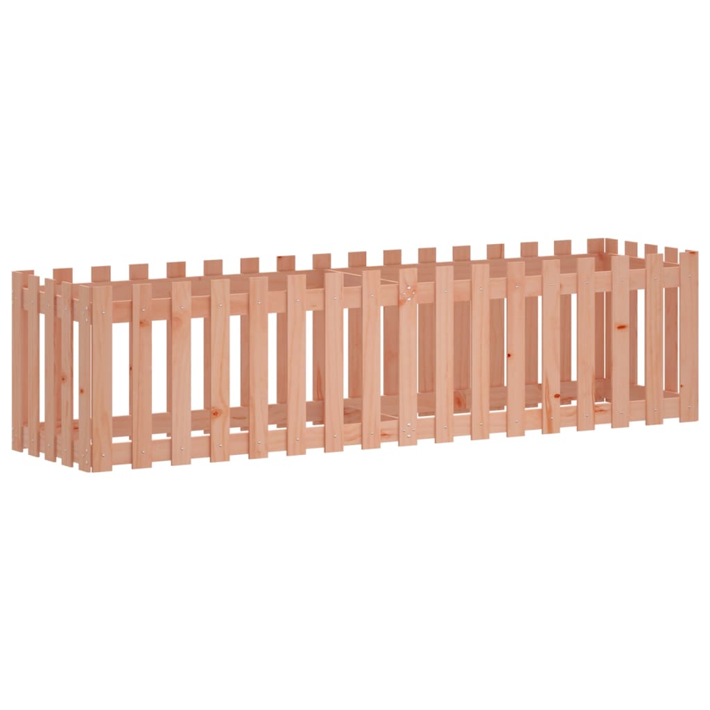 Palissade de lit surélevé design 200x50x50 cm bois de Douglas massif