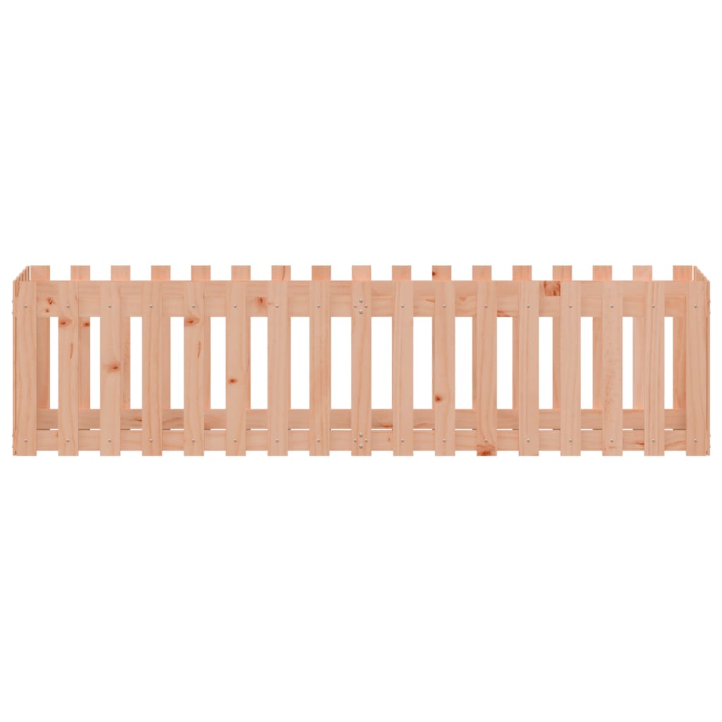 Palissade de lit surélevé design 200x50x50 cm bois de Douglas massif