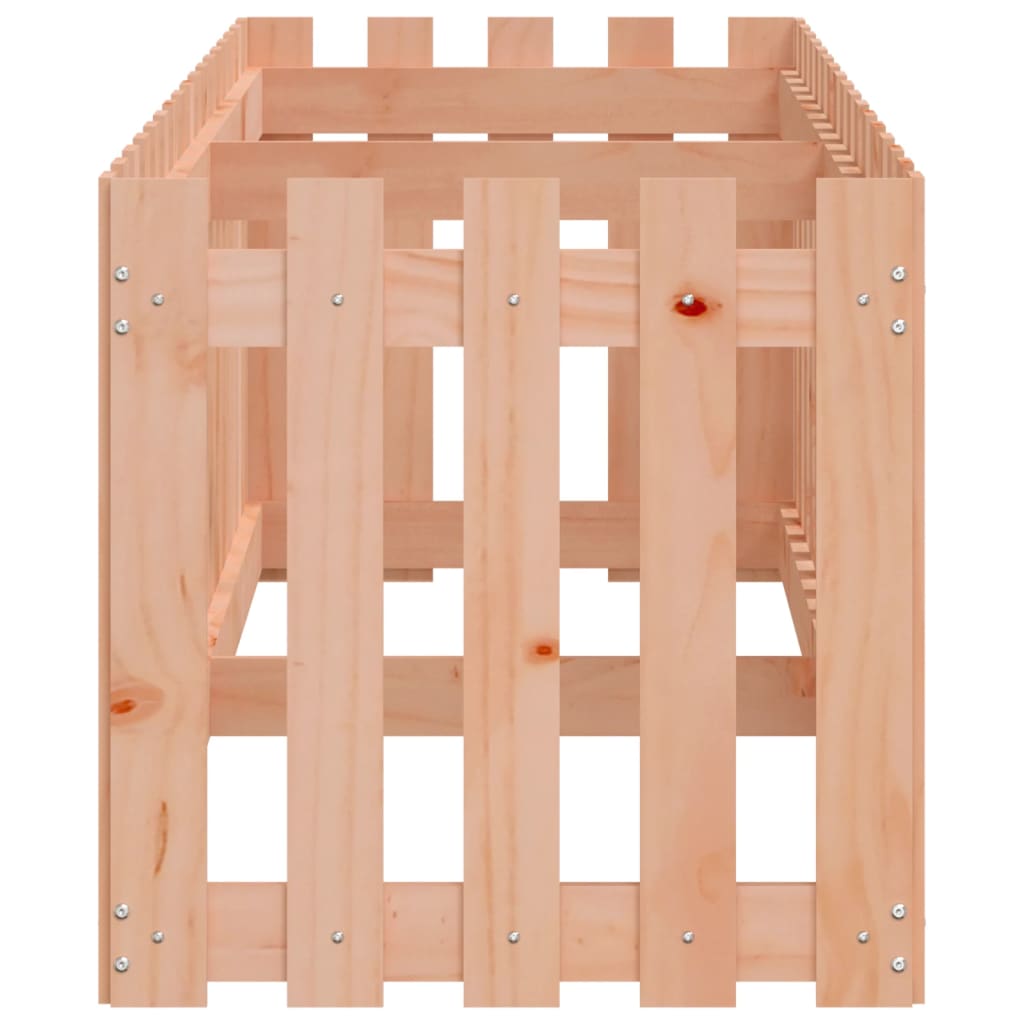 Palissade de lit surélevé design 200x50x50 cm bois de Douglas massif
