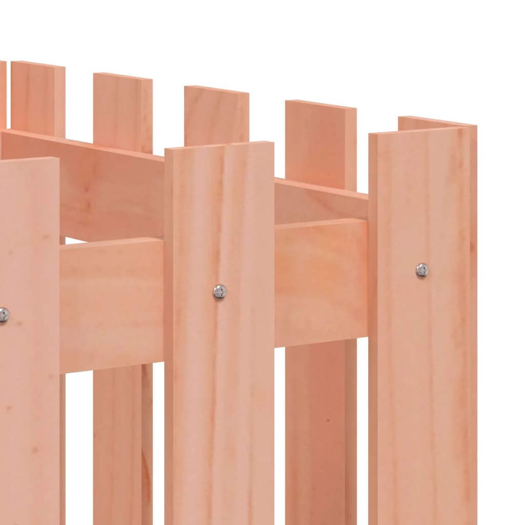 Palissade de lit surélevé design 200x50x50 cm bois de Douglas massif