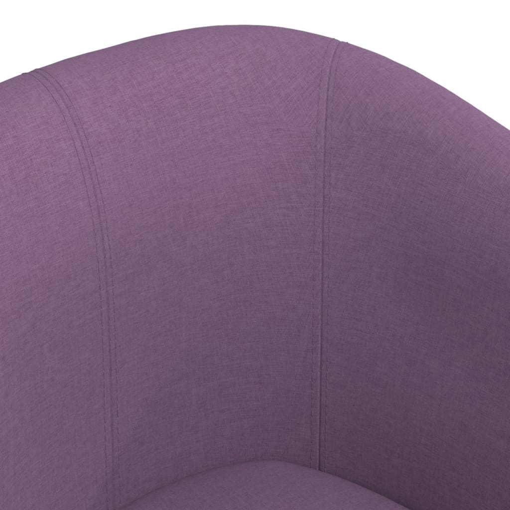 Clubsessel Lila Stoff