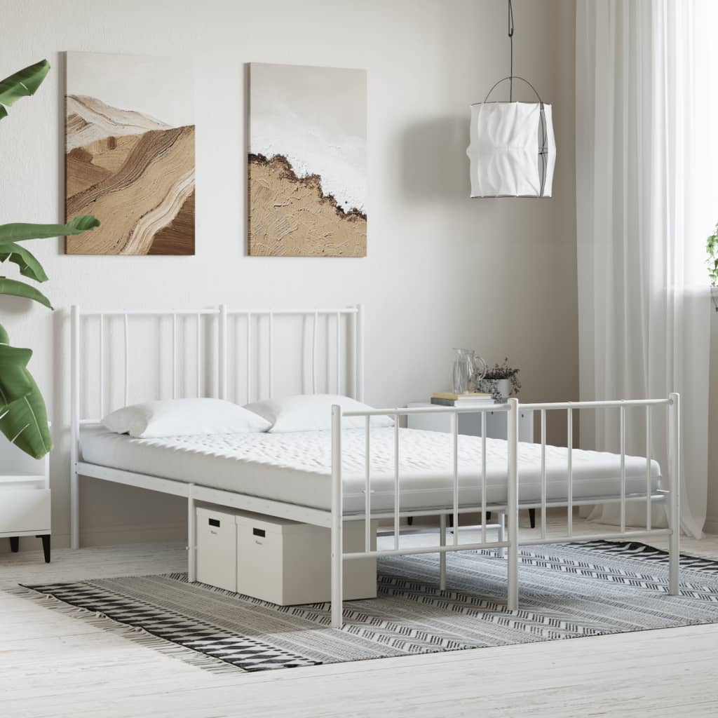 Matelas mousse blanc 140x200 cm 7 zones dureté 20 ILD
