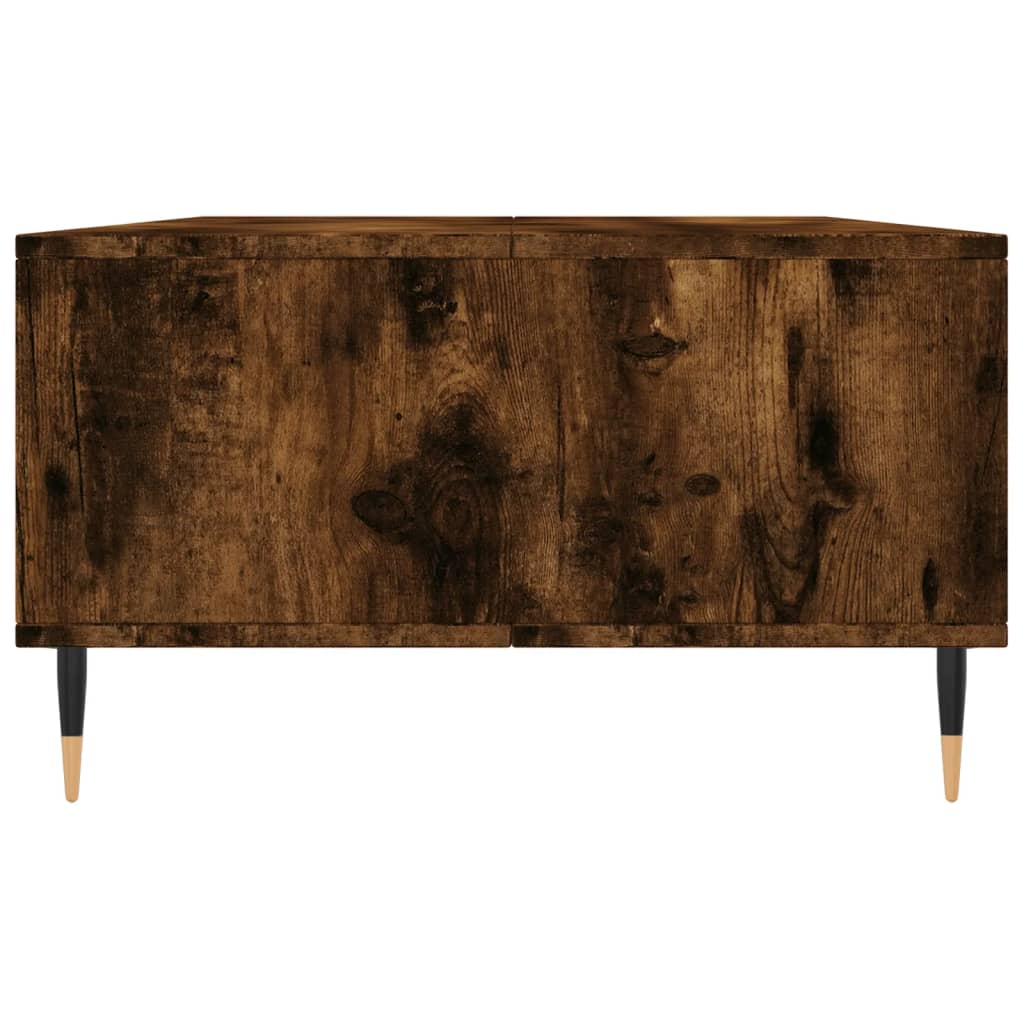 Coffee table smoked oak 104x60x35 cm wood material