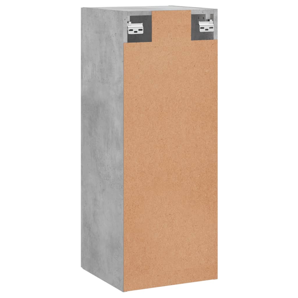 Wall Cabinet Concrete Grey 34.5x34x90 cm