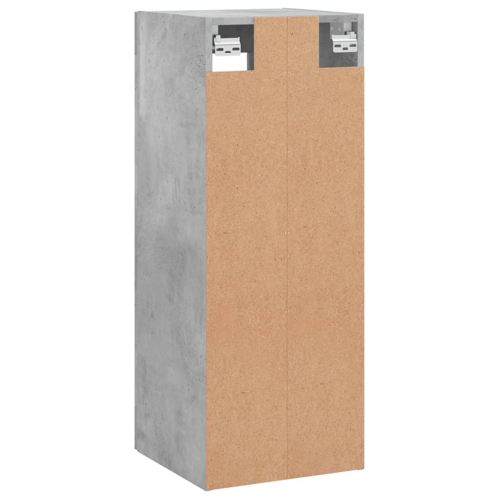 Wall Cabinet Concrete Grey 34.5x34x90 cm
