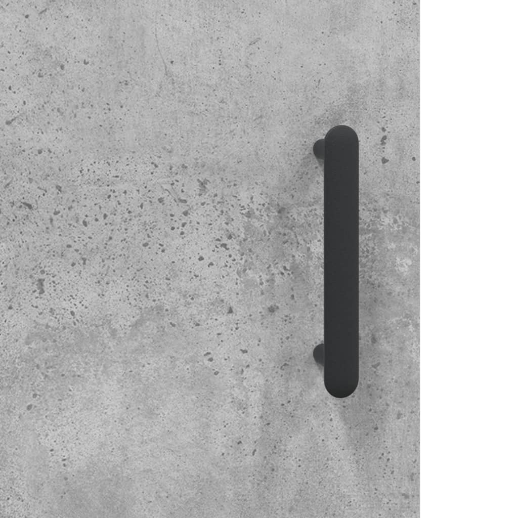 Wall Cabinet Concrete Grey 34.5x34x90 cm