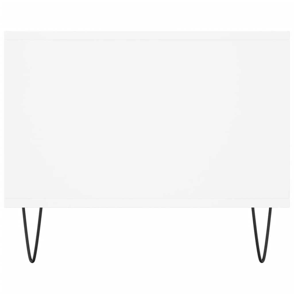 Coffee Table White 90x50x40 cm Wood Material