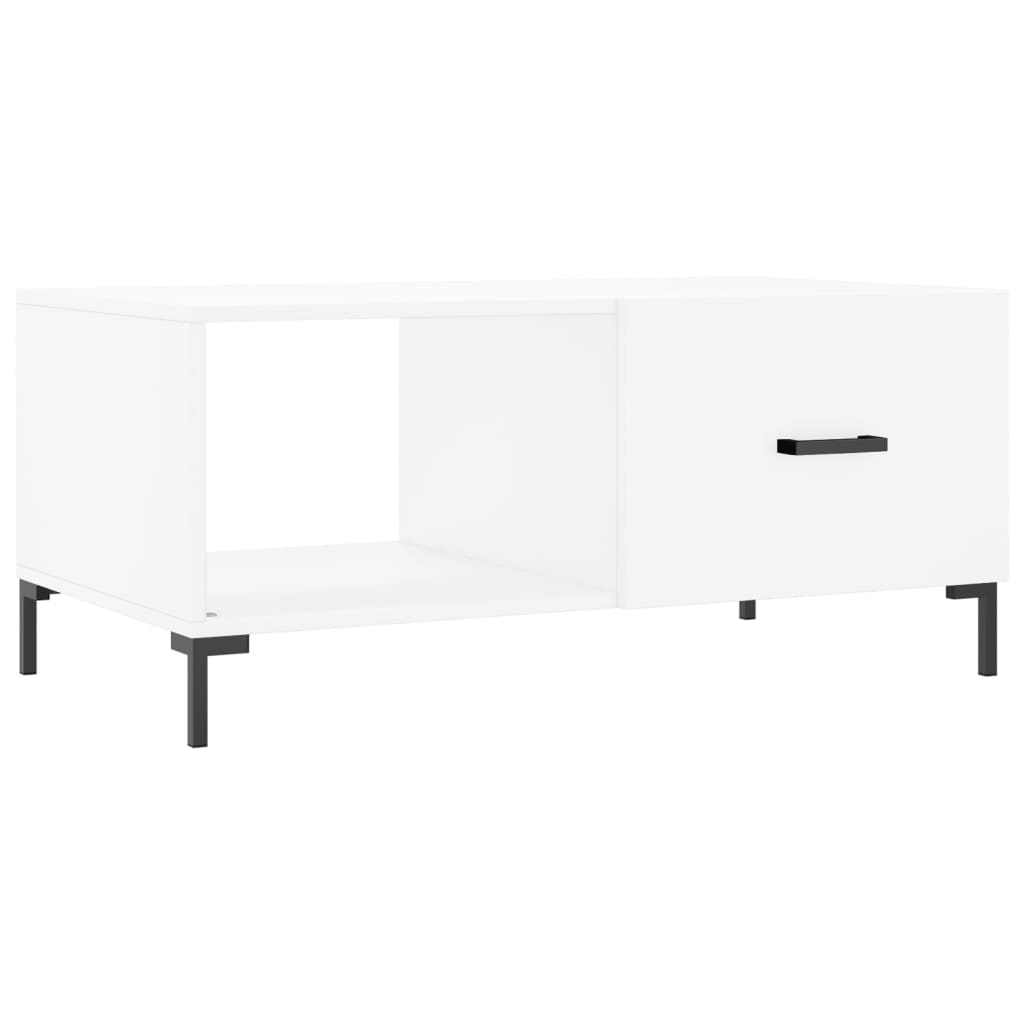 Coffee Table White 90x50x40 cm Wood Material