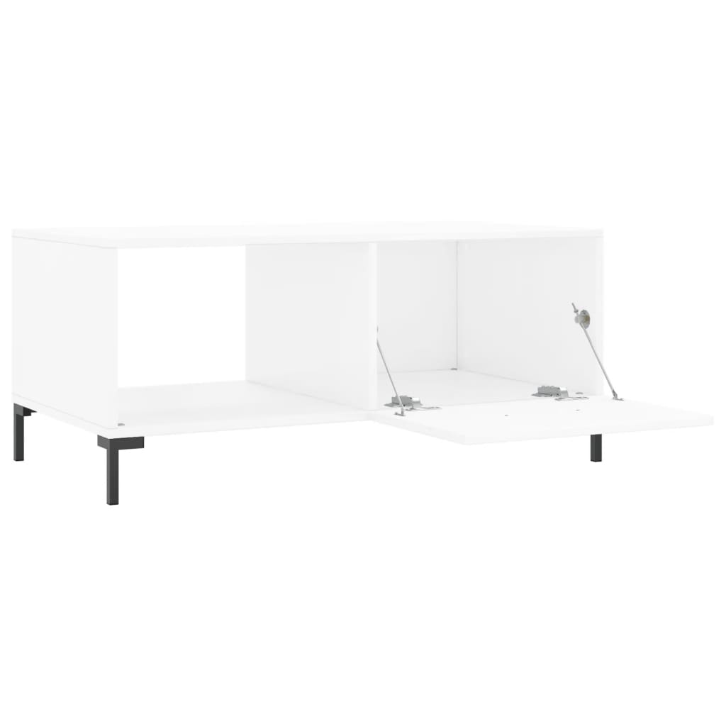 Coffee Table White 90x50x40 cm Wood Material