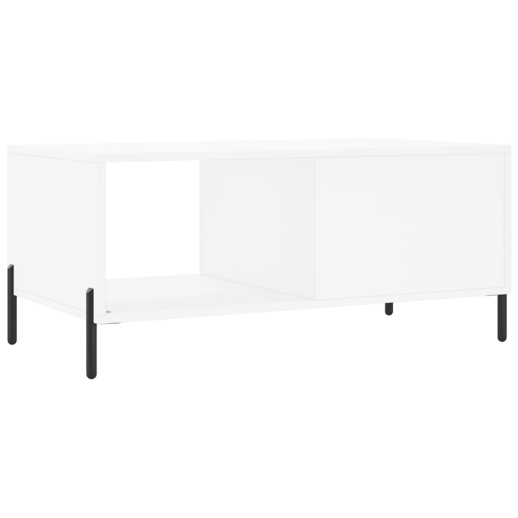 Coffee Table White 90x50x40 cm Wood Material