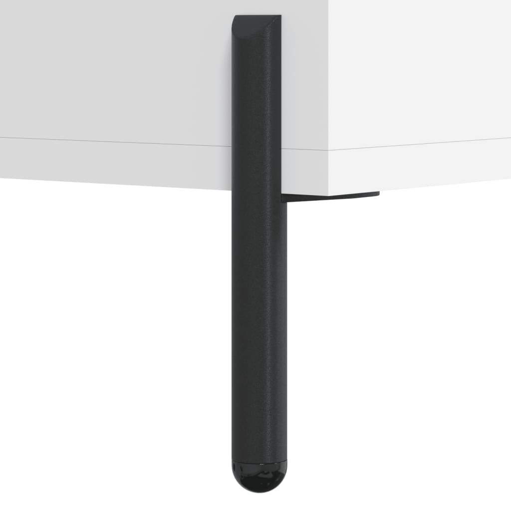 Coffee Table White 90x50x40 cm Wood Material