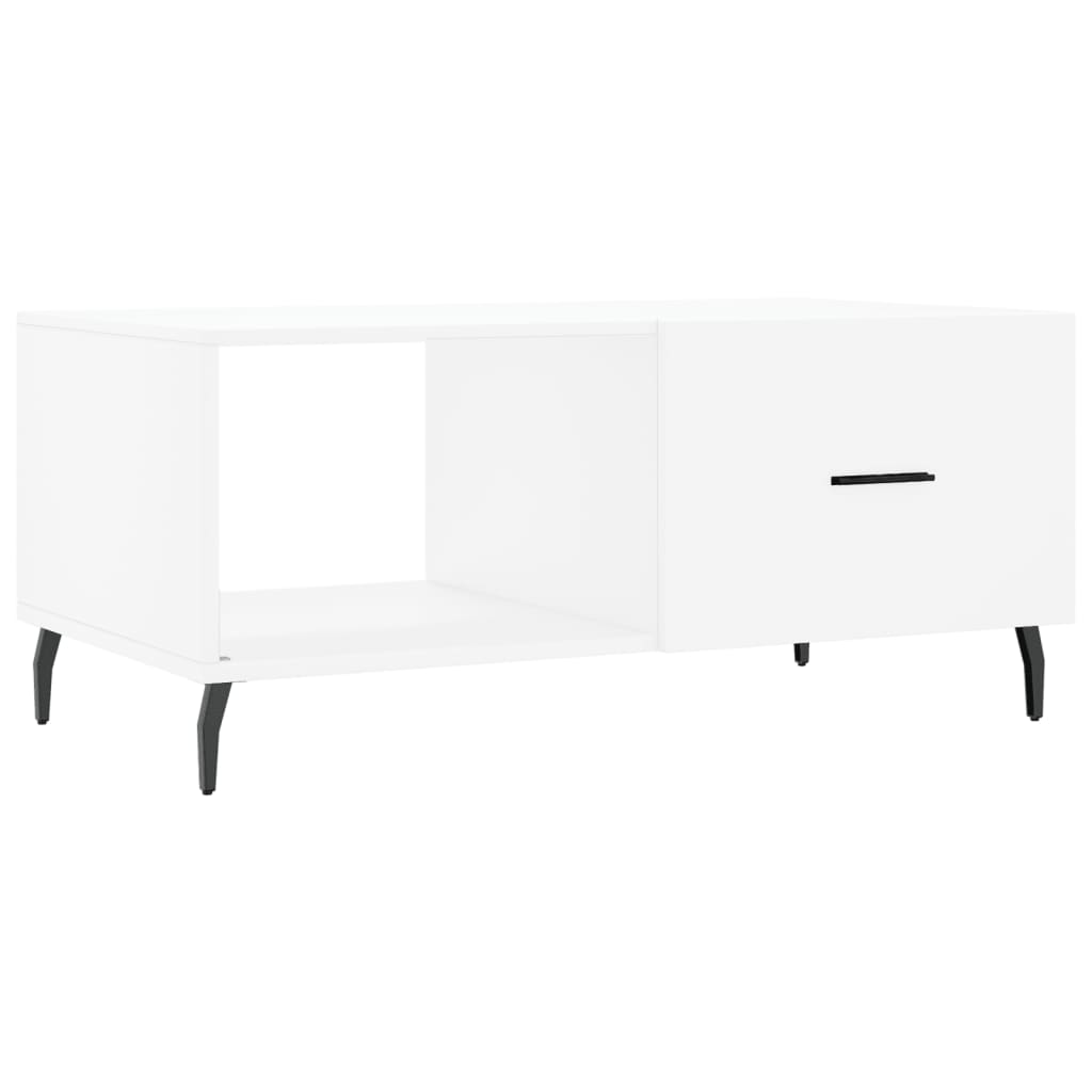 Coffee Table White 90x50x40 cm Wood Material
