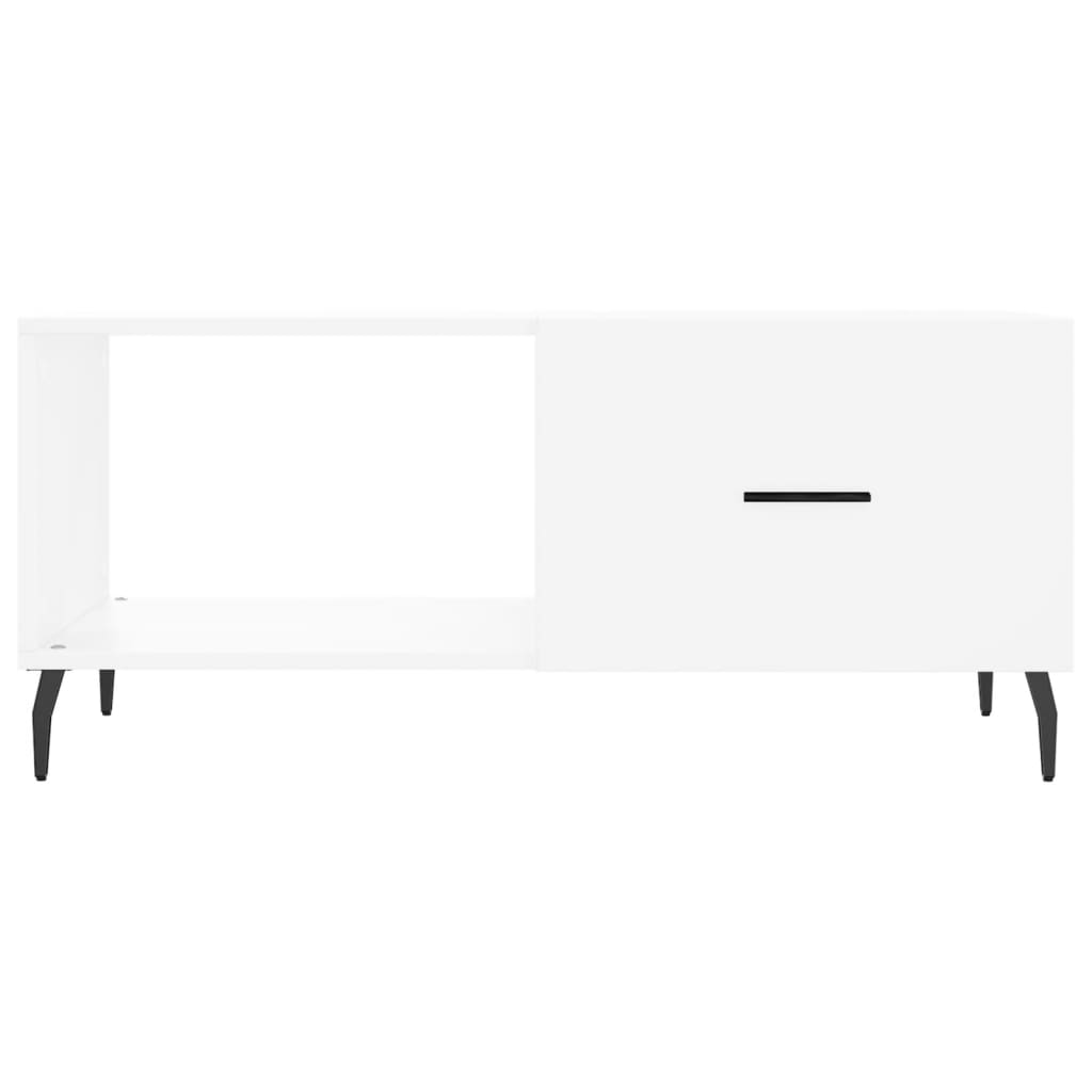 Coffee Table White 90x50x40 cm Wood Material