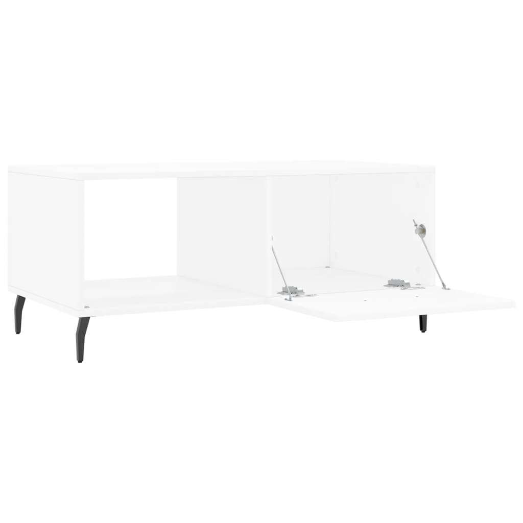 Coffee Table White 90x50x40 cm Wood Material