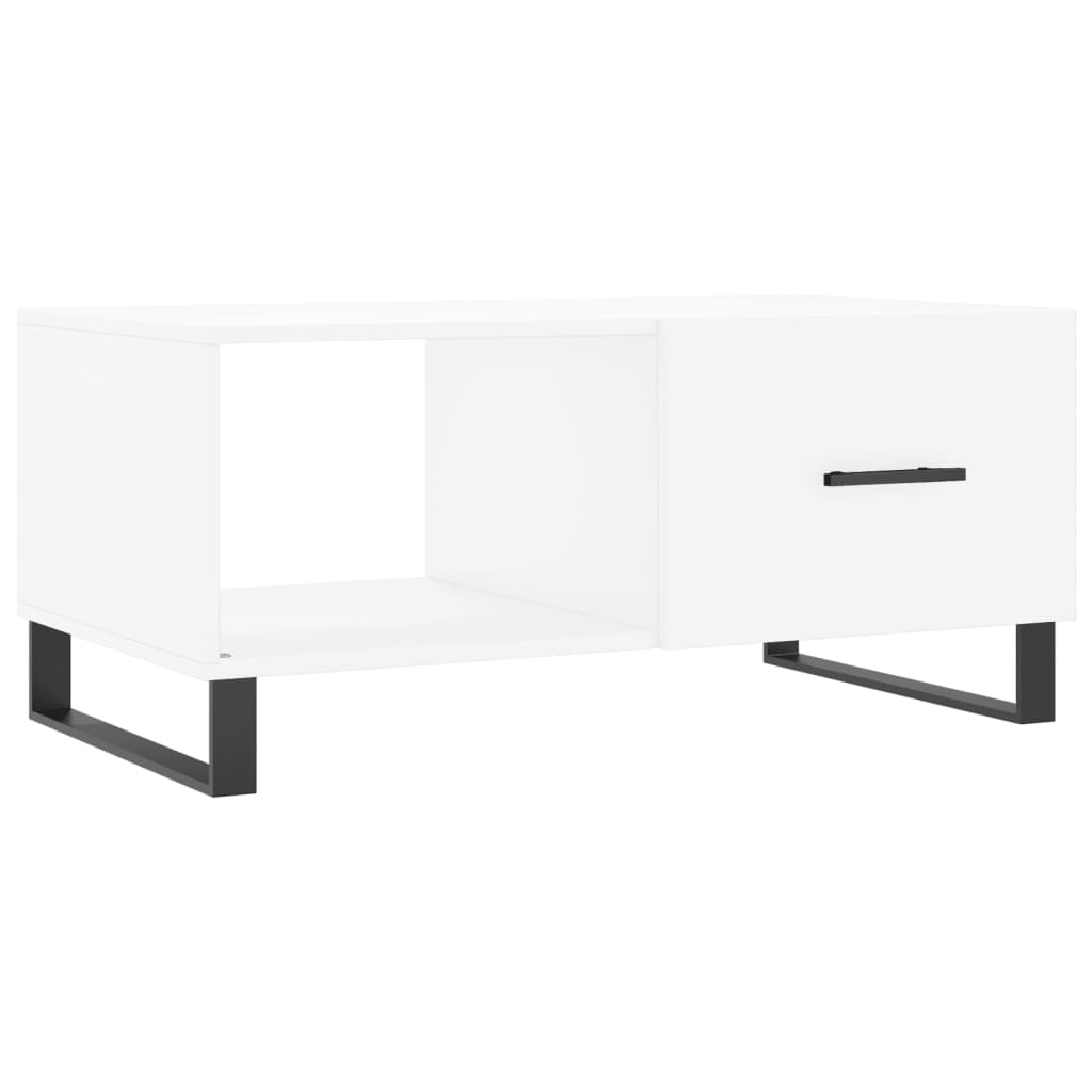 Coffee Table White 90x50x40 cm Wood Material
