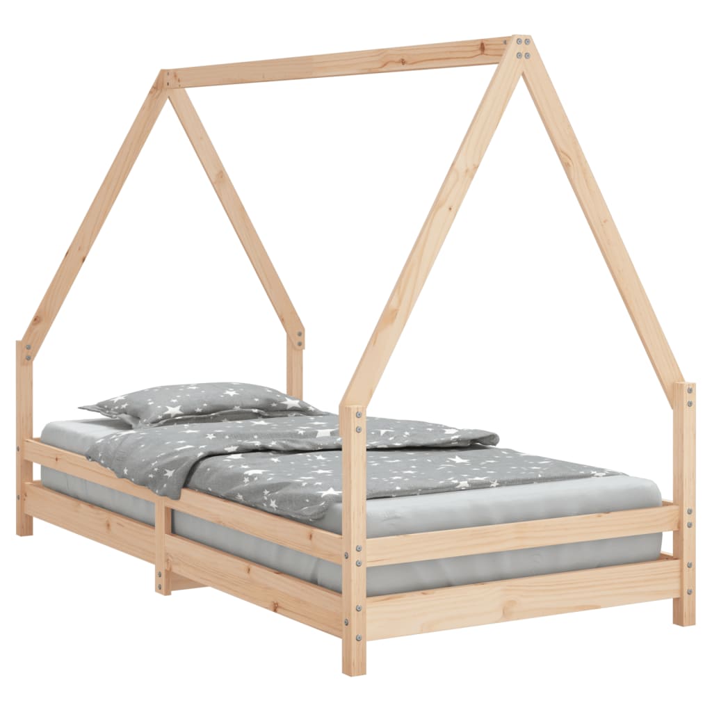 Lit enfant 90x190 cm en pin massif