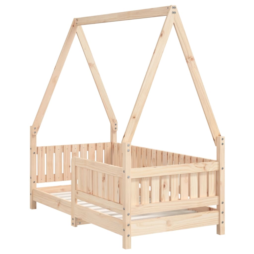 Lit enfant 70x140 cm en pin massif