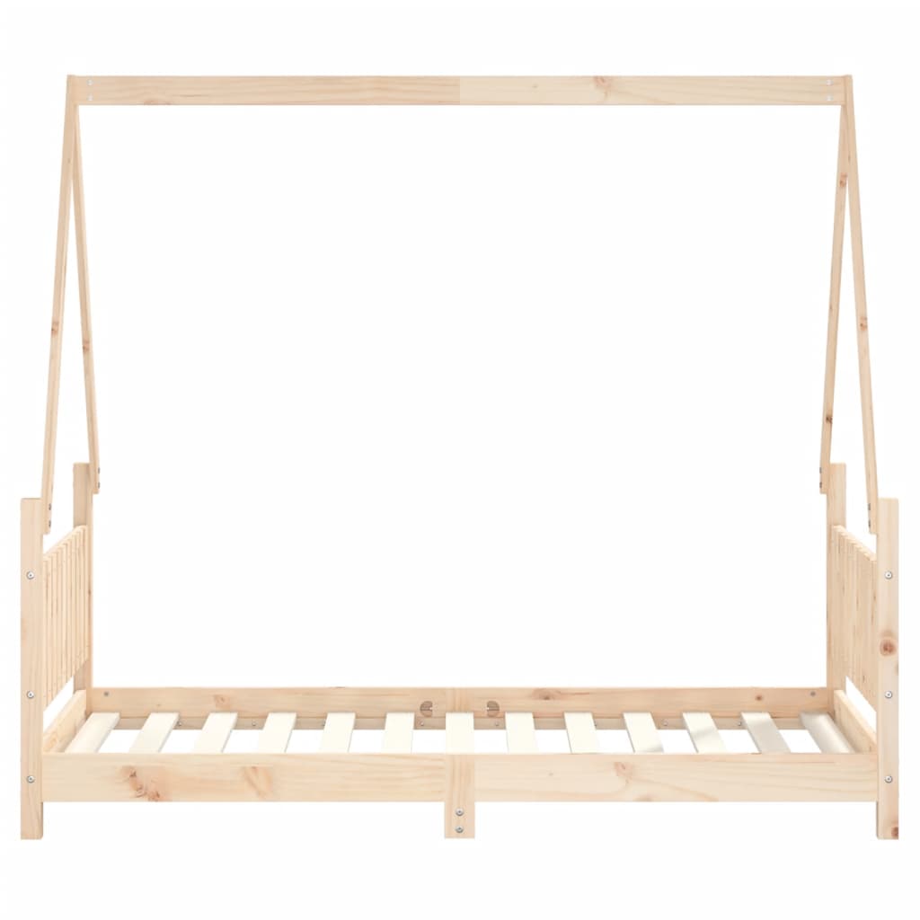 Lit enfant 80x160 cm en pin massif
