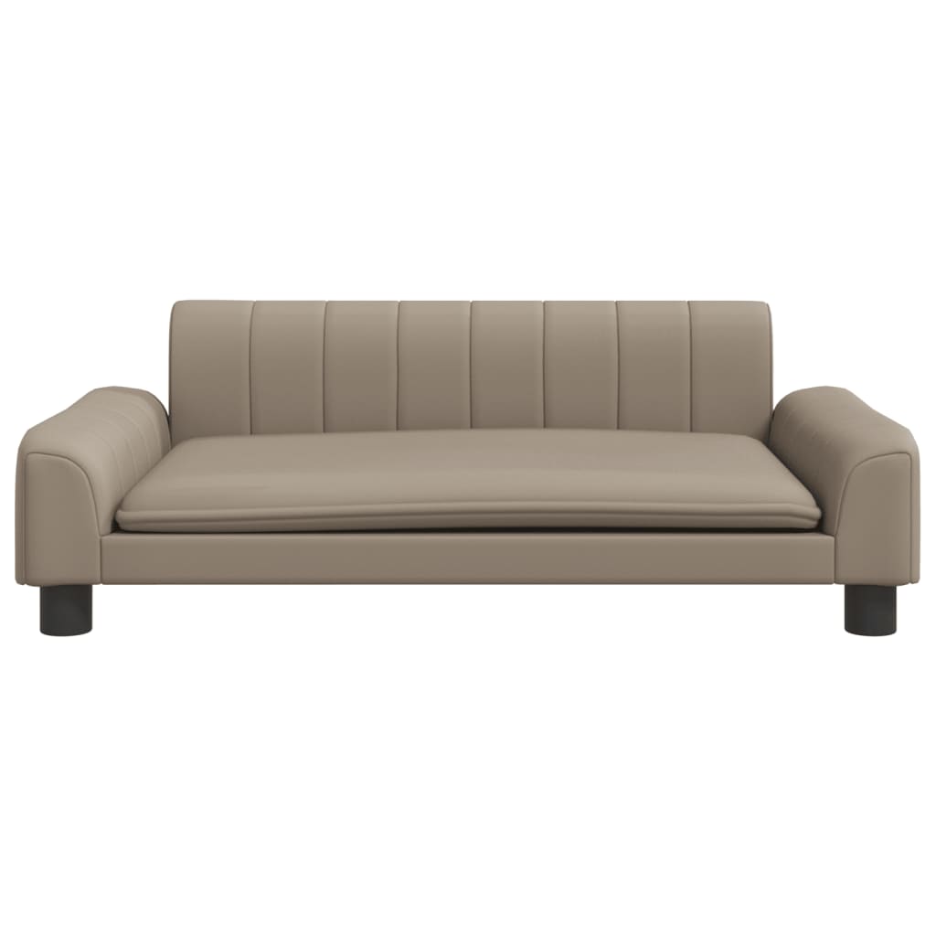 Children's sofa Cappuccino 90x53x30 cm artificial leather