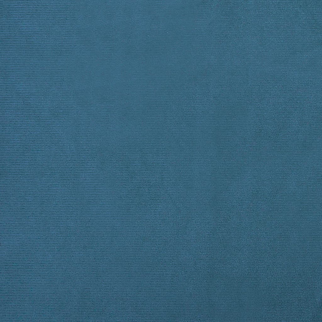 Canapé enfant bleu 70x45x30 cm velours