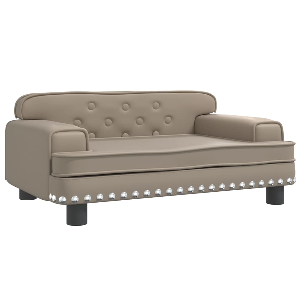 Canapé enfant Cappuccino 70x45x30 cm cuir artificiel