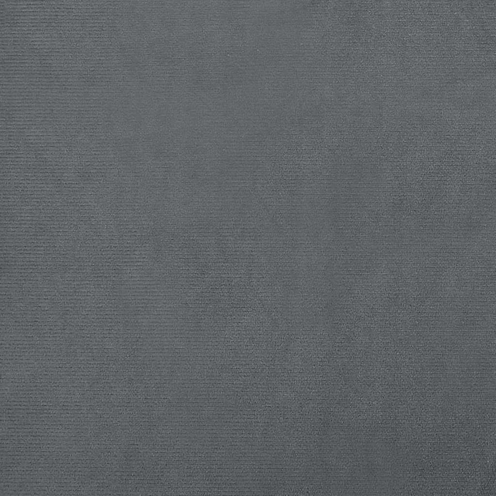 Children's sofa dark grey 80x45x30 cm velvet