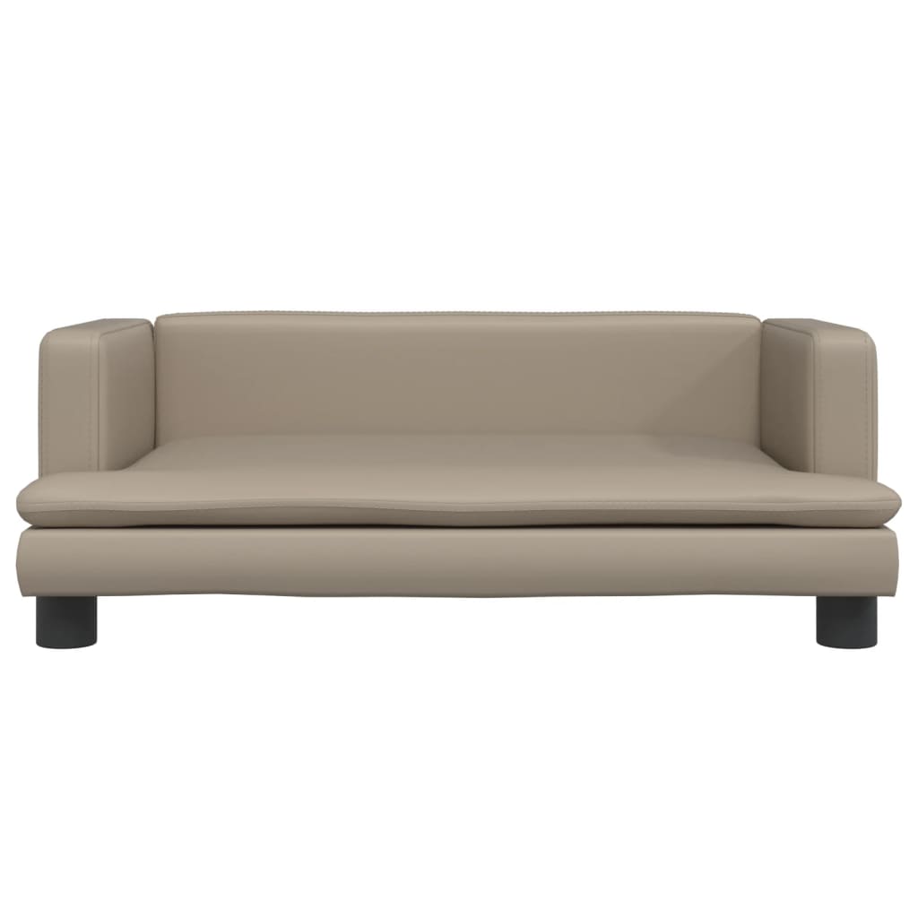 Kindersofa Cappuccino-Braun 80x45x30 cm Kunstleder