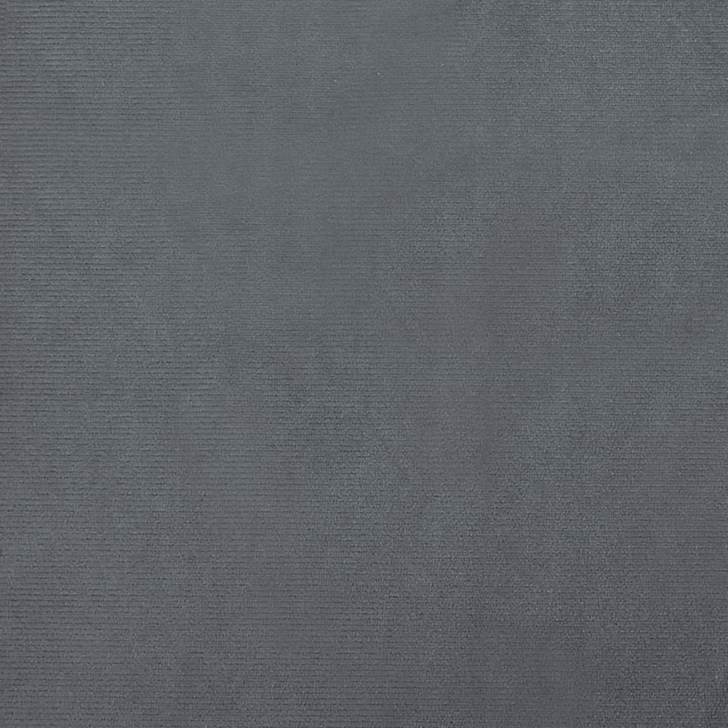 Children's sofa dark grey 60x40x30 cm velvet