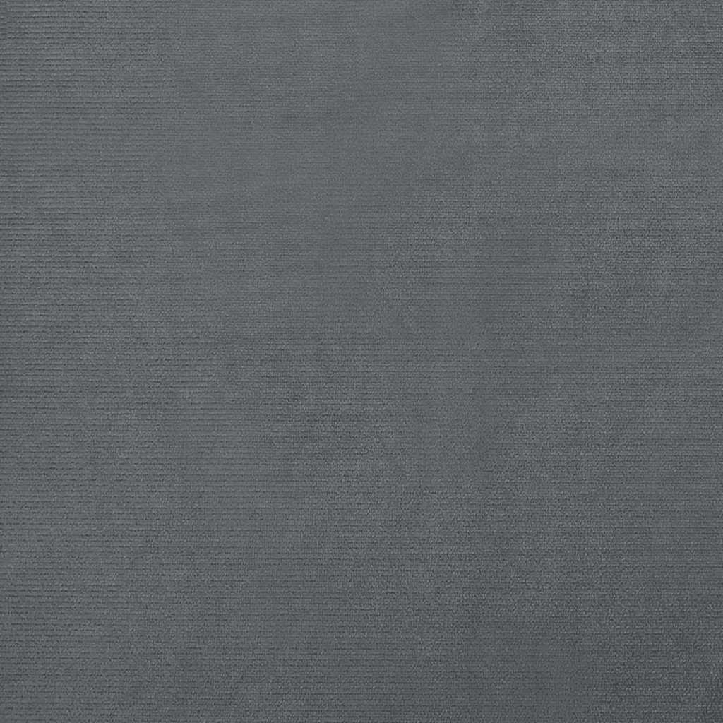 Kindersofa Dunkelgrau 70x40x24 cm Samt