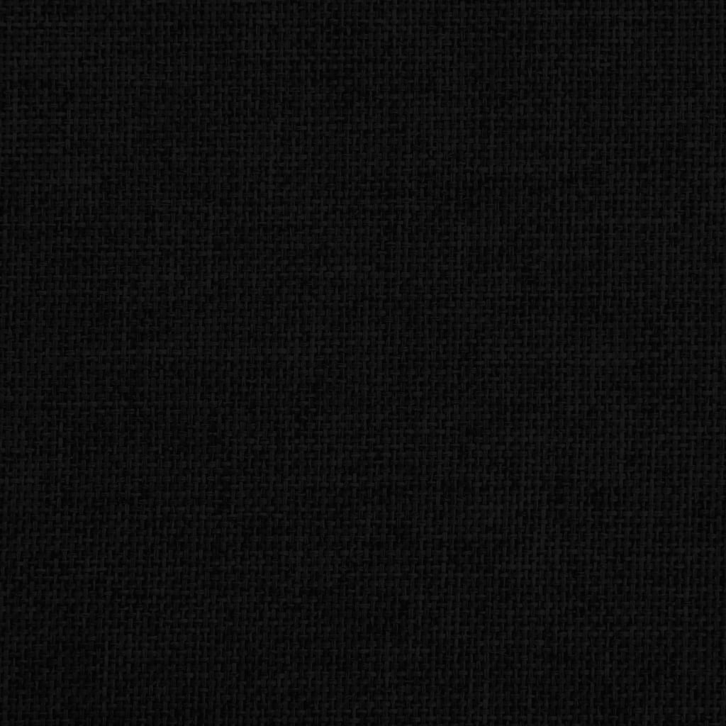Canapé enfant noir 70x45x30 cm tissu