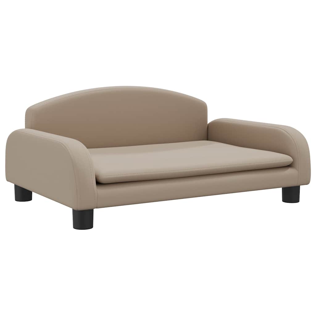 Children's sofa Cappuccino 70x45x30 cm artificial leather