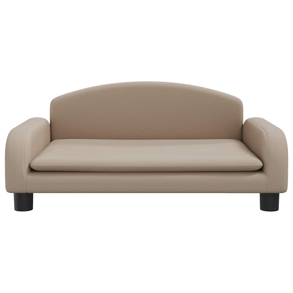 Children's sofa Cappuccino 70x45x30 cm artificial leather