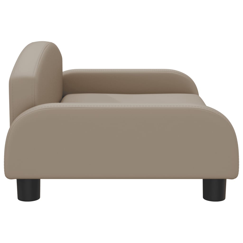 Children's sofa Cappuccino 70x45x30 cm artificial leather