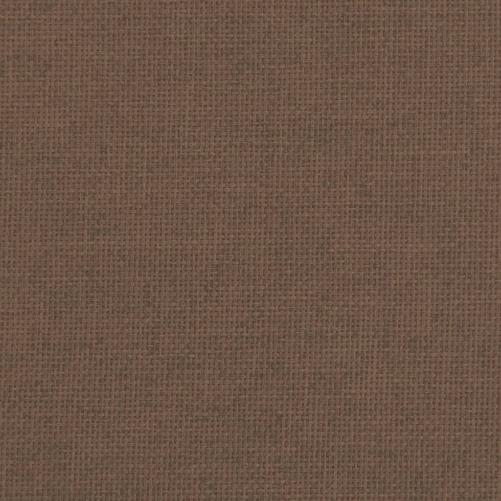 Children's sofa brown 50x40x30 cm fabric