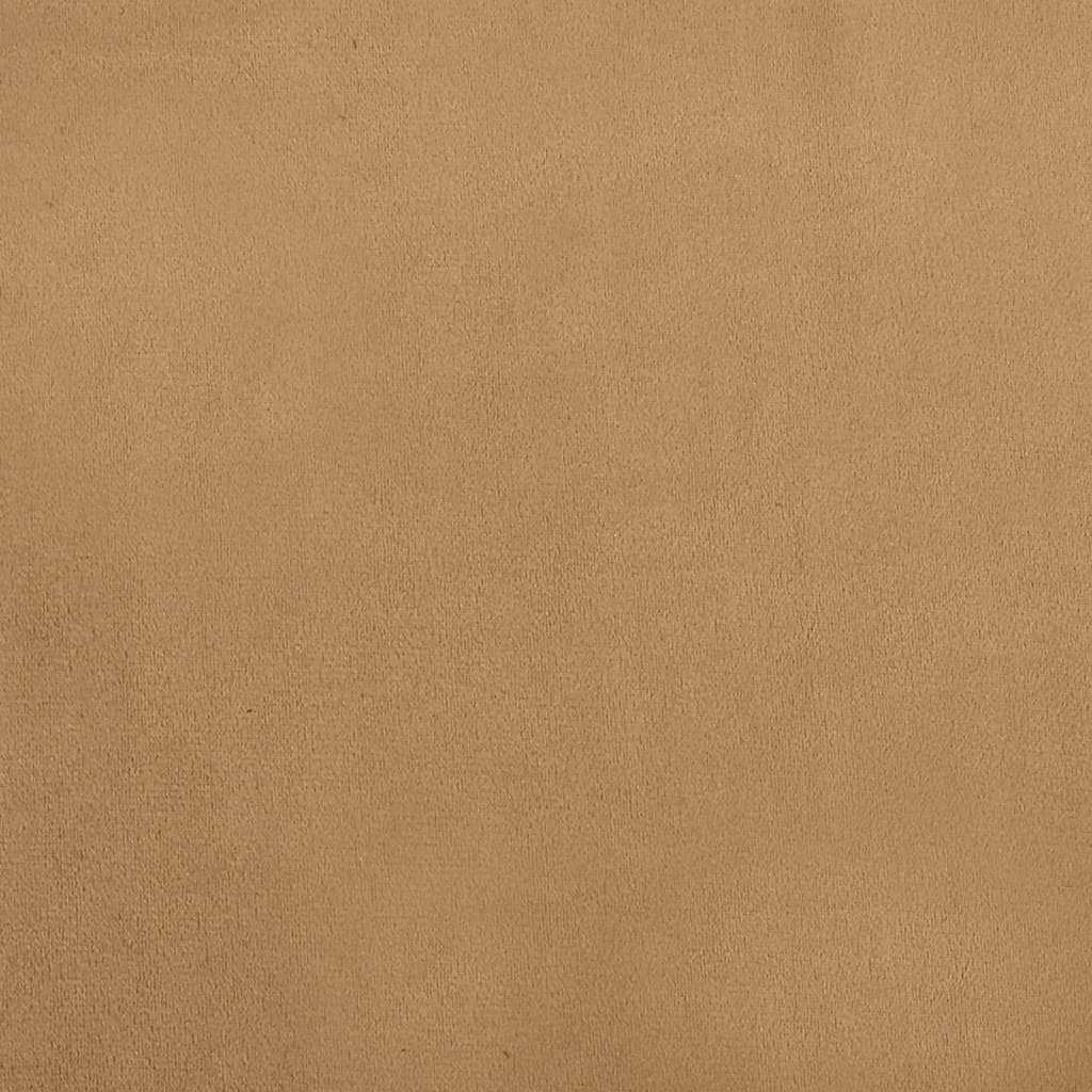 Children's sofa brown 100x54x33 cm velvet