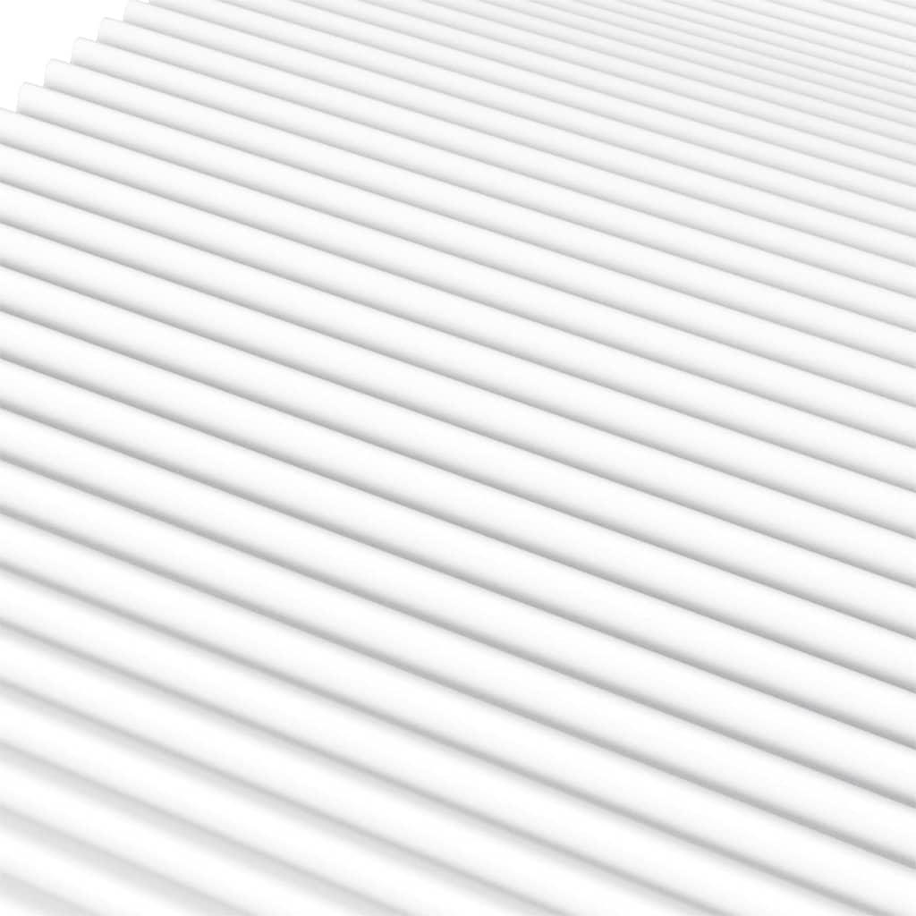 Daybed with mattress cream 80x200 cm fabric
