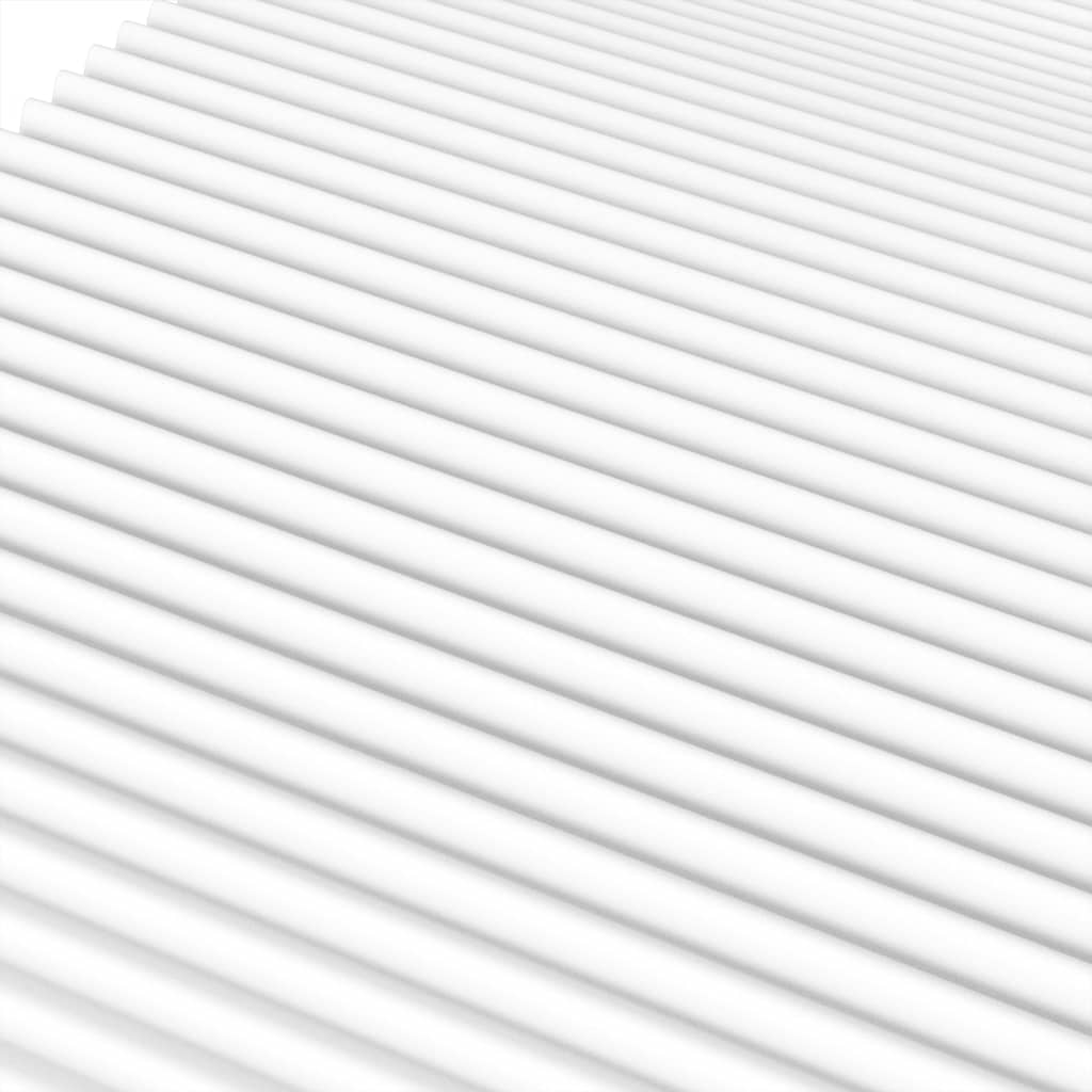Daybed with mattress cream 100x200 cm fabric