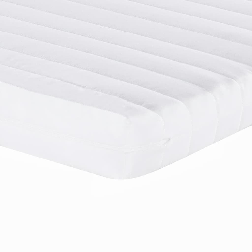 Daybed extendable with mattress black 80x200 cm fabric