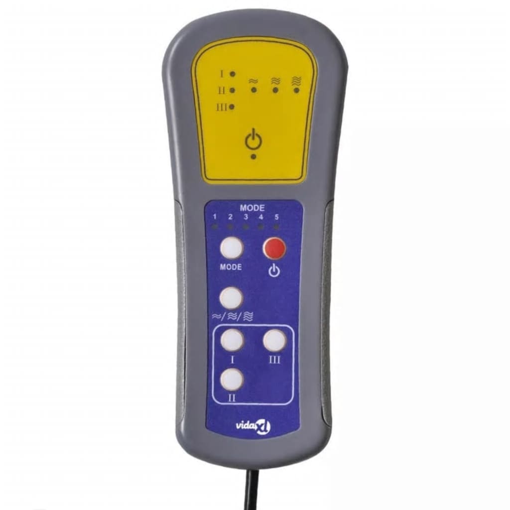 Massagesessel Elektrisch Weinrot Kunstleder