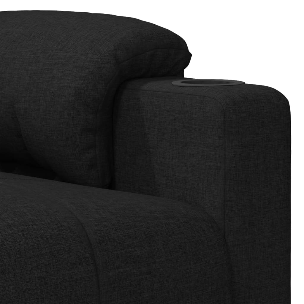 Relaxsessel Elektrisch Schwarz Stoff