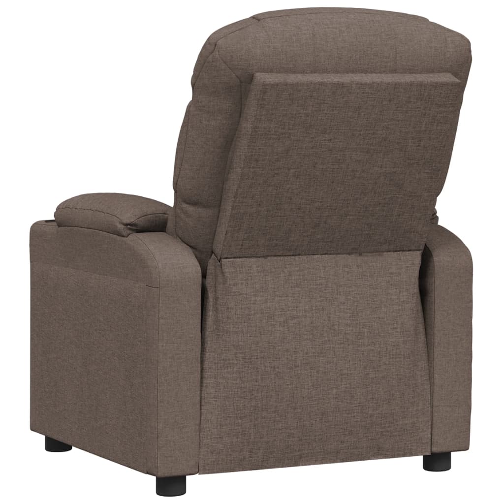 Relaxsessel Elektrisch Taupe Stoff