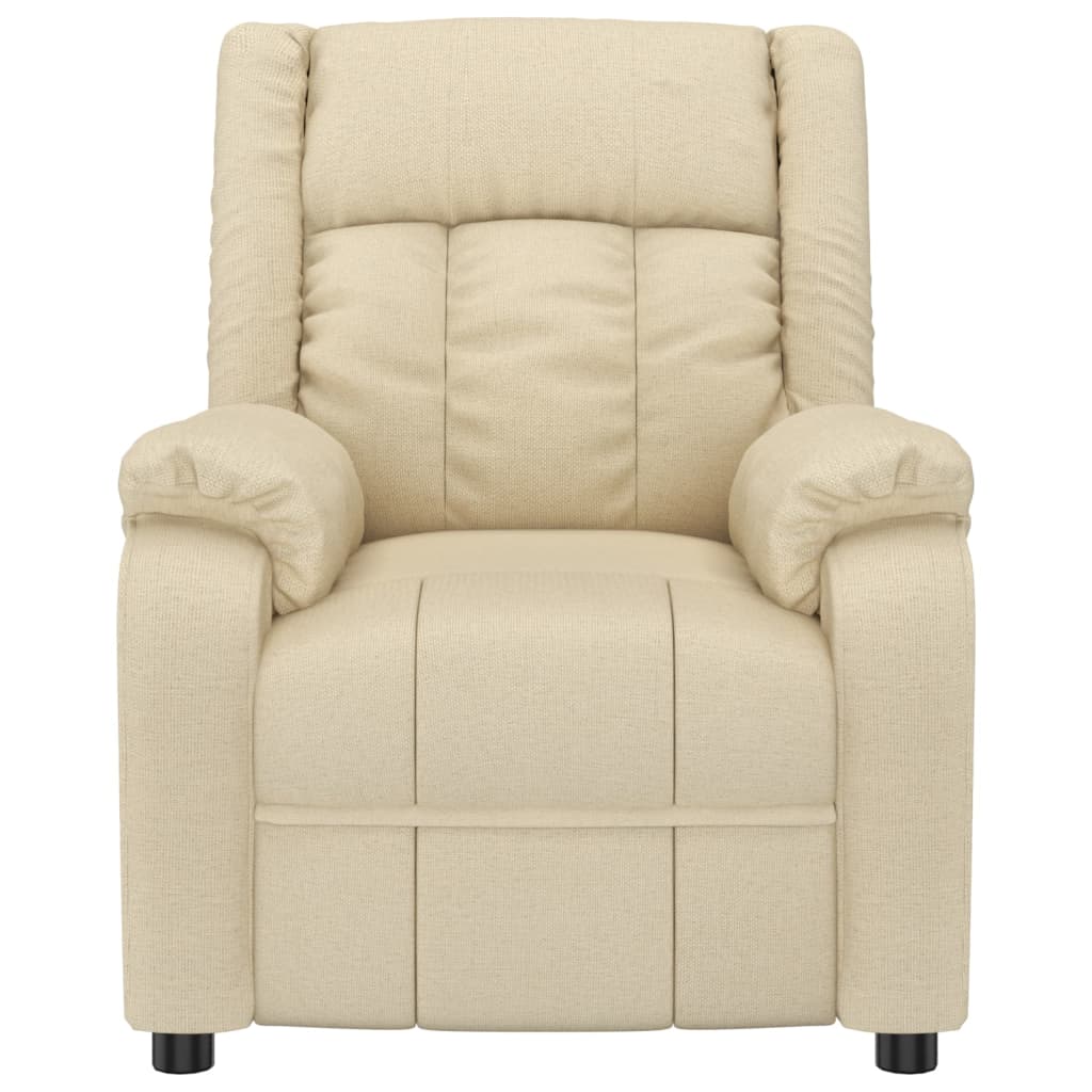 Relaxsessel Elektrisch Creme Stoff