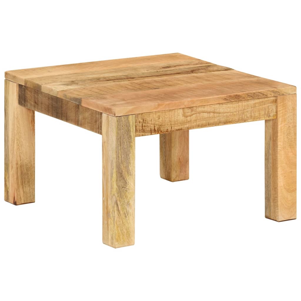 Table basse 55x55x35 cm en bois de manguier massif